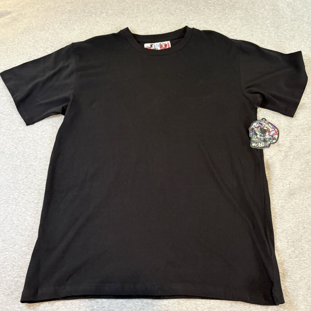 NWT Rebel Vengeance Heavyweight Black T Shirt 2XL Skull Goth Punk Grunge *READ*